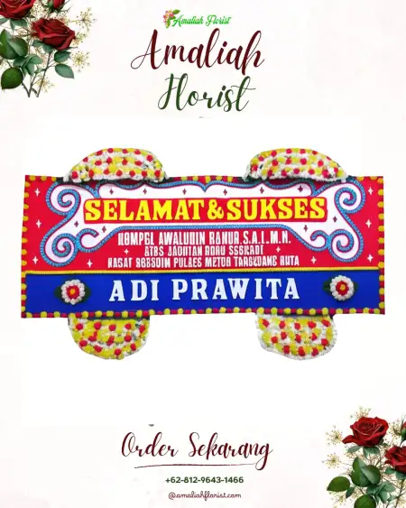 Papan Bunga Ucapan Selamat Lipursari